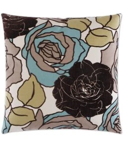 DECOR D.V. Kap Secret Garden Celadon Throw Pillow