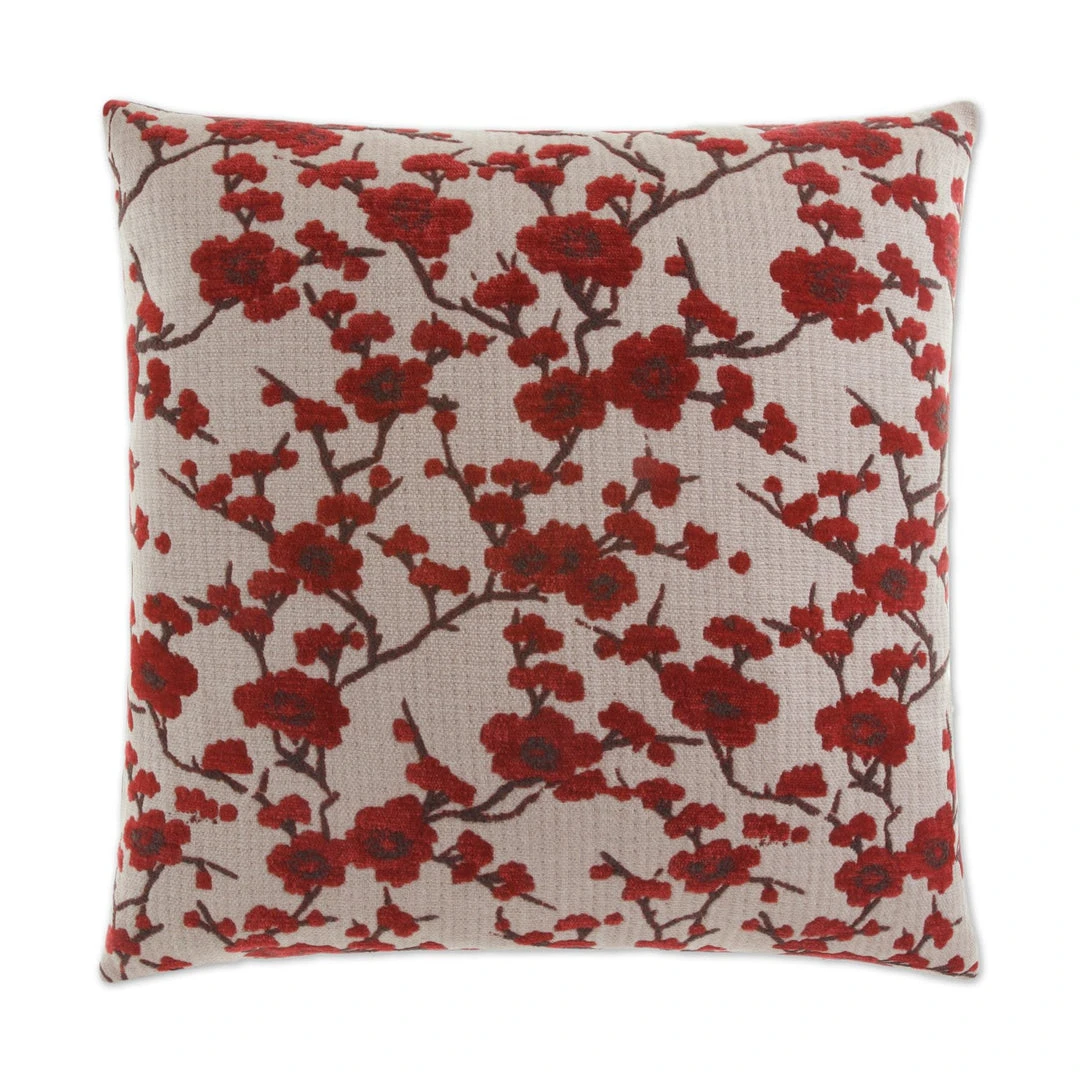 D.V. Kap Kyoto Red Throw Pillow DECOR 3 D.V. Kap Kyoto Red Throw Pillow DECOR