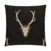 D.V. Kap Uncle Buck Black Throw Pillow DECOR