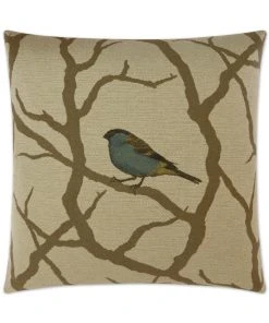 D.V. Kap Pyrhulla Bluebird Throw Pillow DECOR