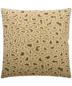 DECOR D.V. Kap Cabenet Oyster Throw Pillow
