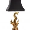 Wildwood Imperial Dragon Lamp - Black Table Lamps