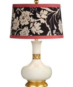 Table Lamps Wildwood Mimi Lamp - Gardenia (Black & White)