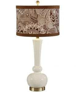 Wildwood Astrid Lamp - White & Brown