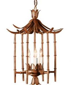 Wildwood Iron Bamboo Lantern