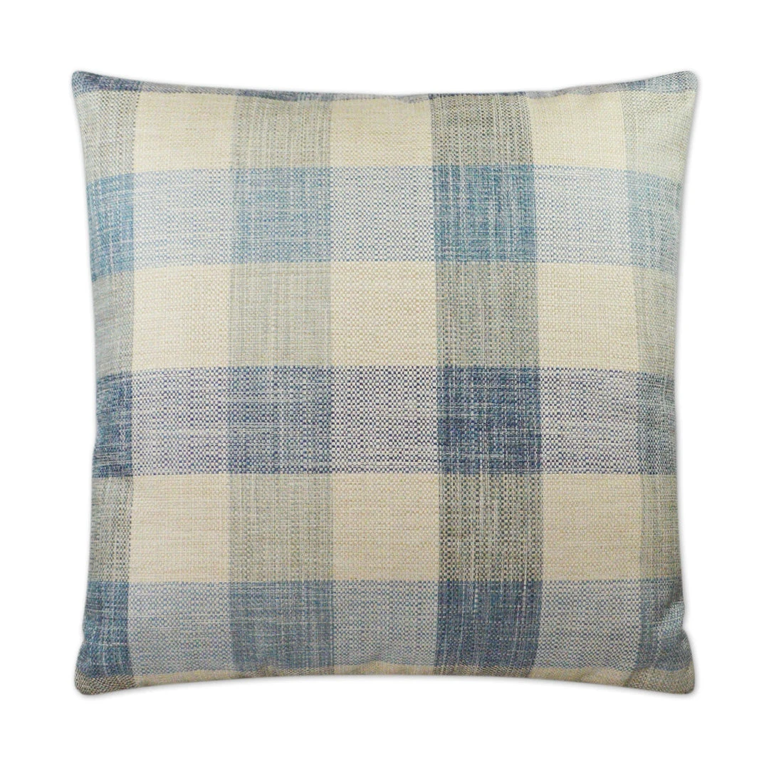 D.V. Kap Plantation Blue Throw Pillow 3 D.V. Kap Plantation Blue Throw Pillow