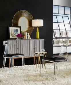 Wildwood LIVING ROOM Elsa Acrylic Leather Chair