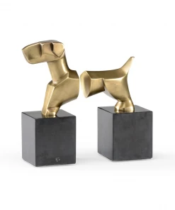 DECOR Wildwood Stylized Dog Bookends (Pr)