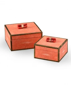 Wildwood Coral Boxes - Coral (S2) DECOR