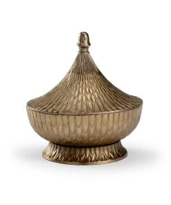 Wildwood Fig Cannister Sculpture - Bronze (Sm) DECOR