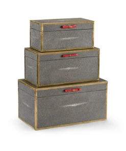 DECOR Wildwood Cousteau Boxes - Charcoal