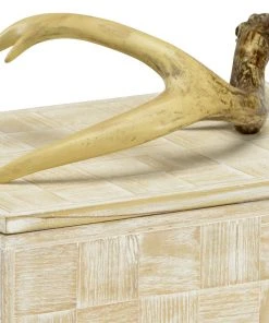 Wildwood Antler Box (Sm) DECOR