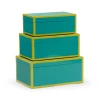 Wildwood Lexie Boxes - Teal (S3) DECOR