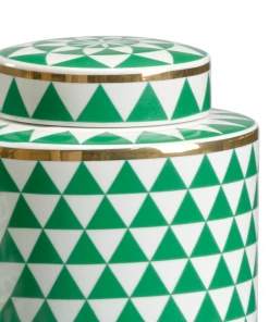 Vases, Jars, & Bottles Wildwood Triad Canisters - Green (S3)
