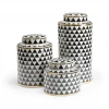 Wildwood Triad Canisters - Black (S3) Vases, Jars, & Bottles