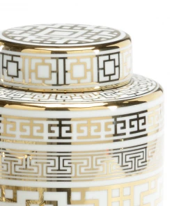 Vases, Jars, & Bottles Wildwood Gold Meander Canisters (S3)