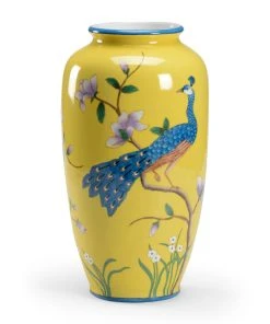Vases, Jars, & Bottles Wildwood Pickney Peacock Vase