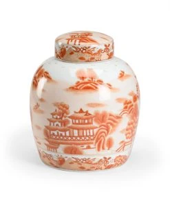Vases, Jars, & Bottles Wildwood Chan Covered Jar - Red