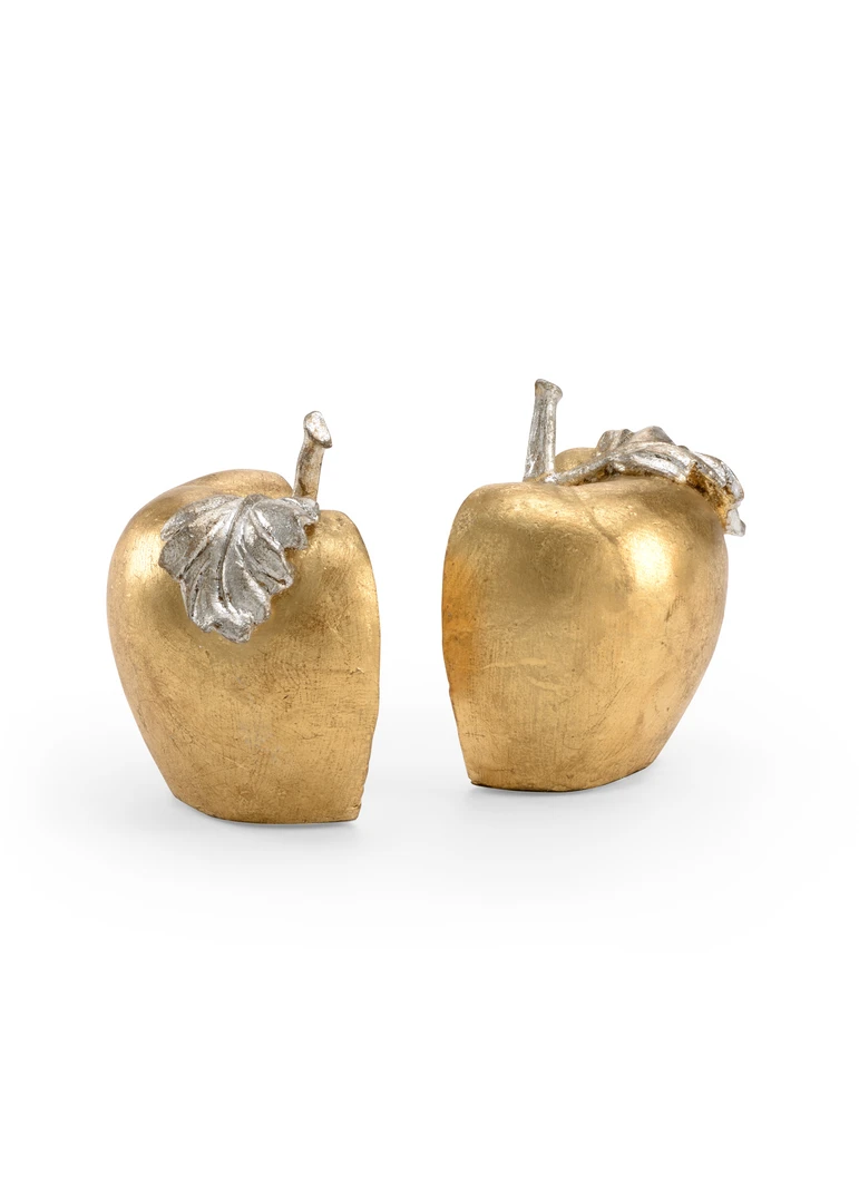 DECOR Wildwood Apple Bookends (S2) 4 DECOR Wildwood Apple Bookends (S2)