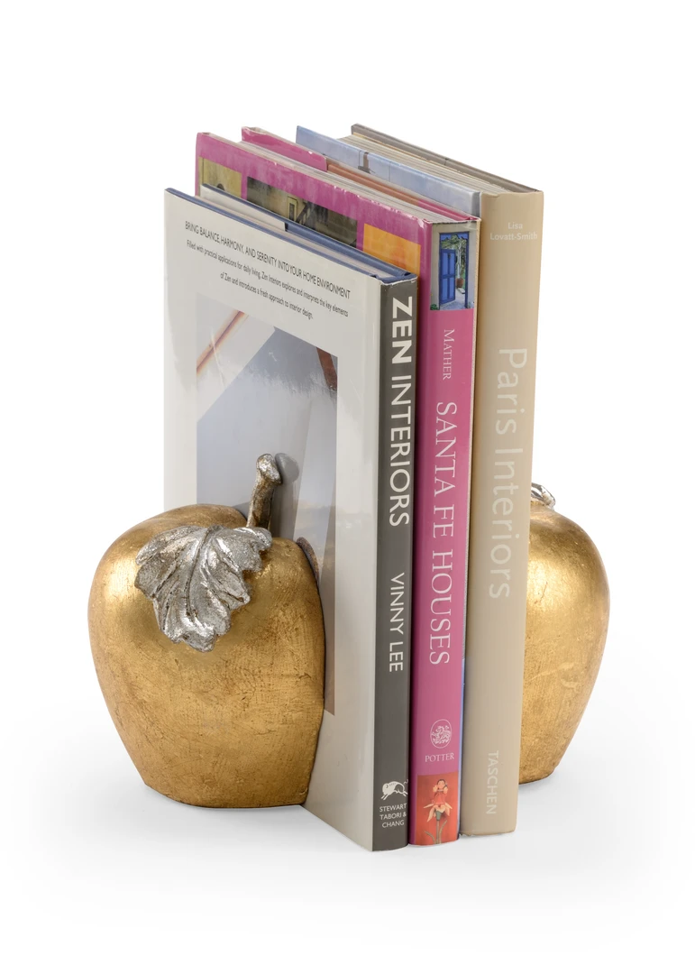 DECOR Wildwood Apple Bookends (S2) 3 DECOR Wildwood Apple Bookends (S2)