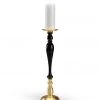 Candle Holders & Hurricanes Wildwood Rsvp Candlestick - Black