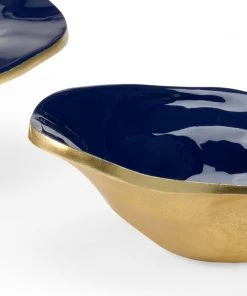 Wildwood Waving Edge Blue Bowls (S2) Bowls & Trays