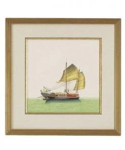 Chelsea House Chin.junk Sail-Half Wall Art