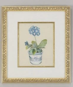 DECOR Chelsea House Blue Auricula Wall Art