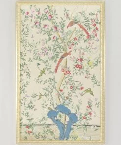 Chelsea House Red Cockatoo Panels DECOR