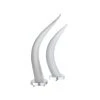 Chelsea House Horns Sculpture - White (S2) DECOR