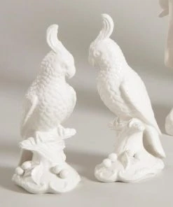 Chelsea House Cockatoos Sculpture - White (Pr)