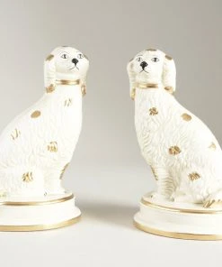 Chelsea House Spaniels Sculpture (Pr) DECOR