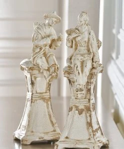 Chelsea House Chinese Figure On Pedestal (P Sculptures & Objects