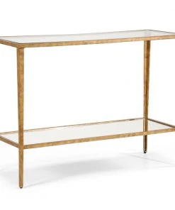 Chelsea House Carson Console - Gold LIVING ROOM