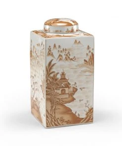 Chelsea House Canton Tea Caddy - Nutmeg DECOR