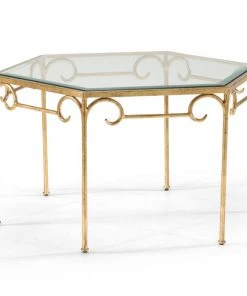 Chelsea House Lorenzo Cocktail Table - Gold