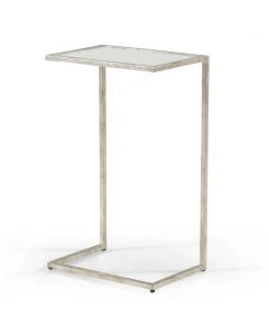 Chelsea House Matteson Side Table - Silver LIVING ROOM