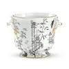 DECOR Chelsea House Black/White Chinoiserie Vase