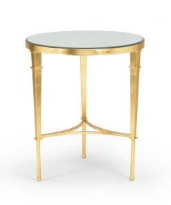 Chelsea House Round Regent Table - Gold