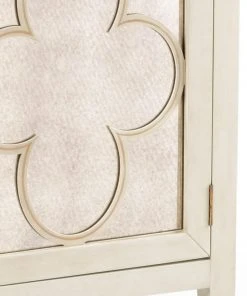 Chelsea House Quatrafoil Cabinet- Left