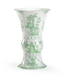 Chelsea House Oriental Vase - Green