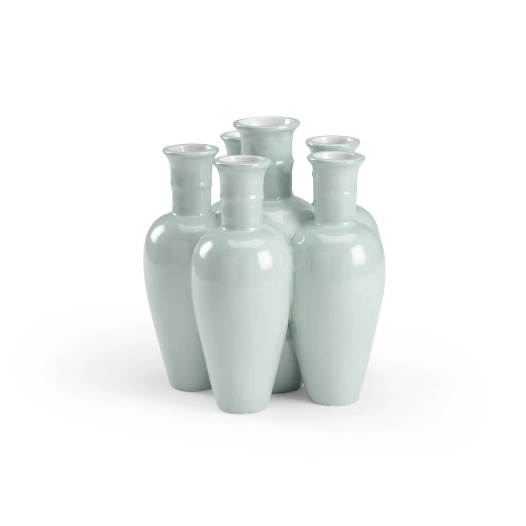 DECOR Chelsea House Cluster Vase - Celadon 3 DECOR Chelsea House Cluster Vase - Celadon