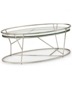 Chelsea House Mason Cocktail Table - Silver LIVING ROOM