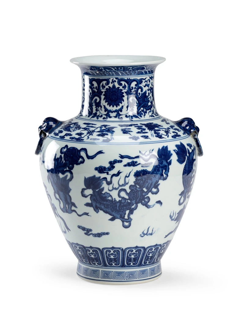 Chelsea House Ming Handled Vase DECOR 3 Chelsea House Ming Handled Vase DECOR