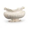 Chelsea House Antique White Oval Pot Planters