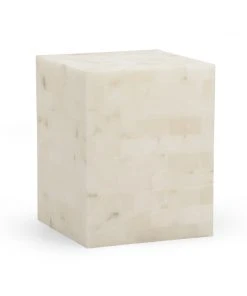 Chelsea House Square Alabaster Side Table