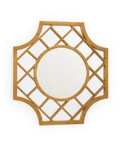 Chelsea House Lattice Mirror - Gold