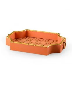 DECOR Chelsea House Bamboo Tray - Orange