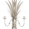 All Lighting Chelsea House Wheat Sconce - Silver