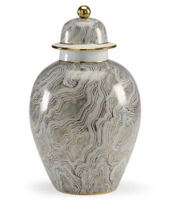 Chelsea House Marbled Gray Urn